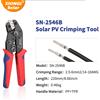 XIONGISOLAR SN-2546B Set di strumenti di crimpatura per pinze per connettori solari fotovoltaici per kit di pinze per piegare cavi da 2,5/4/6 mm2, morsetto per connettori solari