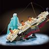 barweer Gioco di film MOC Nave da crociera di lusso Nave affondante Modello 2288PCS Titanic Building Blocks Giocattoli di mattoni per il compleanno dei bambini Regalo per bambini