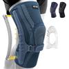 NEENCA Ginocchiera NEENCA con imbottitura rotulea e stabilizzatori laterali, supporto per manica di compressione del ginocchio per donne e uomini ACL/PCL, sport da corsa