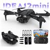 morlyrctooy IDEA12 mini Drone 1080P HD Camera 2 batterie Foldablef RC Quadcopter 2.4G WiFi FPV Flusso ottico per bambini Regalo CO