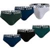 NONE Slip da uomo UOMO, confezione da 6 o 12 unità di comoda biancheria intima in cotone morbido, traspirante ed elastico, design piatto senza sfregamenti, ideale per l'uso quotidiano e lo sport