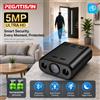 PEGATAH Mini Telecamera WIFI 2K HD con Batteria Integrata, Tracciamento Umano, Monitoraggio Remoto IP, Visione Notturna a Infrarossi, Telecamera Portatile