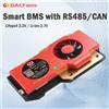 hibms Daly Smart BMS 4S Lifepo4 12V 100A 3S 8S 24V 40A 60A 150A 16S 48V 200A 250A BMS con CANBUS RS485 Li-Ion 3.7V 3.2V Batteria BMS