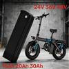 Aleaivy Batteria Silverfish a lungo raggio 48V 20Ah 4PIN agli ioni di litio per pendolarismo in città di conversione bicicletta da 1000W 500W con caricabatterie