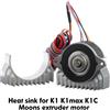Sirol Dissipatore di Calore per Motore 36 Completamente in Metallo per Creality K1 K1max K1C, Parti per Stampante 3D per Estrusore K1/K1C/K1 MAX