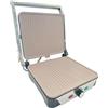 NONE GRILL - GRILL - SANDWICHERA - SHIRO - SH-P128C - APERTURA 180º - 25X28 - 2200W - GRILL A CONTATTO - CON VASSOIO DI RACCOLTA INFERIORE - GAMBE ANTISCIVOLO