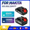 Batteria agli ioni di litio da 21V 1500mAh per utensili Makita, 5 celle 18650 con protezione 3MOS, ricambio per trapani/seghe, oltre 500 cicli, CE