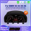 AUTOTOP Quadro Strumenti Digitale 12.3' 6WB per BMW X3 F25 X4 F26 X5 F15 X6 F16 2009-2019, CarPlay Android Auto, Diesel