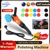 Lucidatrice Elettrica per Auto Podofo 1200W 8800RPM, Macchina per Lucidatura e Ceratura, Strumento per Mobili e Auto con 14 Ruote in Spugna