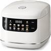 NONE Cuociriso elettrico 2L 220V, cuociriso multifunzione con pentola antiaderente, mini multicooker smart per riso, cottura a vapore e altre preparazioni, ideale per 1-3 persone.