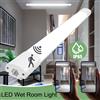 LEOEU Plafoniera LED per Ambienti Umidi, Lampada a Tubo Collegabile con Sensore di Movimento 20W IP65 per Ufficio, Corridoio, Garage, Scale, Seminterrato