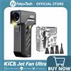 FeiyuTech KiCA Handheld Jet Fan Ultra, Potente Soffiatore d'Aria Elettrico Turbo 48m/s Senza Fili, Controllo Velocità Continuo per Pulizia
