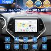 Hizpo 10.1" AI QLED Screen Car Intelligent Systems per Jeep Cherokee 5 KL 2013 - 2018 RDS Stereo Player Multimedia CarPlay Android Auto DSP 360Camera