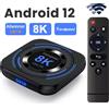 Transpeed Android 12 TV BOX Allwinner H618 Dual Wifi 32G/64G Quad Core Cortex A53 Supporto 8K 4K BT Voice Media Player Set Top Box