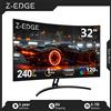 Z-EDGE Monitor da gioco curvo Z-EDGE da 32 pollici 240Hz, monitor LED Full HD 1920 x 1080, pannello VA 16:9, 1ms MPRT, FreeSync, HDR10, luminosità 280cd/m², schermo curvo 1500R, 120% sRGB, 3500:1,