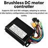 Gaqqee Controller Motore Brushless a Onda Sinusoidale 36V 48V 20A 350W-500W Adatto per Protocollo SM Connettori 2 Strumento LCD Bicicletta Elettrica