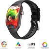 LAXASFIT Nuovo Smartwatch Curvo 2026 con Schermo Touch da 2,01 Pollici, Chiamate Bluetooth, Ricarica Wireless, Modalità Multi-Sport