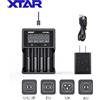 XTAR 18650 Caricabatteria VC4SL QC3.0 Tipo C Caricatore USB Ricarica batteria ricaricabile agli ioni di litio 20700 18650 21700 Caricabatteria