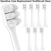 NONE Confezione da 2/4/8/12 Testine di Ricambio Ultra Morbide, Compatibili con Spazzolini Elettrici Philips Sonicare