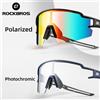 ROCKBROS occhiali da ciclismo fotocromatici montatura per miopia integrata polarizzata occhiali da sole sportivi uomo donna occhiali occhiali da ciclismo occhiali