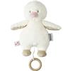 Nattou Carillon, Paperella, Ninna Nanna La-Le-Lu, Con Anello, 100% Poliestere, FanFan, Bianco