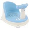 SUNGOOYUE Sedia da Doccia per Neonati, Seggiolino per Bagnetto Pieghevole Antiscivolo in PP con Morbida Maniglia Staccabile per il Bagno del Bagno (Cielo blu)