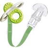 MAM Istruzioni in lingua straniera - MAM Bite & Relax Fase 1 + Clip Clip C143 - Massaggiagengive per Bambini a Partire Da 2 Mesi - Verde,