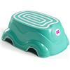 OKBABY Herbie Pedana Sgabello Alzabimbo con Gomma Antiscivolo per Bambini, Turchese