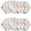 Increway 16PCS sicurezza angolo cuscino ， super soft Baby Proofing Corner Protector con adesivo