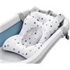 CUEMOON Cuscino Bagnetto Neonato, Riduttore Vasca da Bagno Neonato, Supporto vaschetta Universale, Materassino Bagnetto Antiscivolo