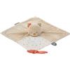 Nattou Doudou per Neonato, Cotone e Velour, Gatto Lana, Compagno dalla Nascita, Ca. 27 x 27 cm, Mila, Zoe e Lana, Beige