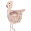 Fehn Doudou Fenicottero - Gioco e sonno | Peluche da afferrare, toccare e coccolare - per neonati e bambini dalla nascita