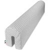 Babysanity Paracolpi Lettino Neonato Cuscino Riduttore Lettino Protezione Letto (90 Cm, ZigZag Grigio)