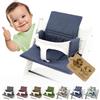 BambiniWelt by Rafael K. Rivestimento di ricambio compatibile con Stokke Tripp Trapp M2 (blu navy | Set di cuscini per sedia, morbidi, imbottiti, lavabili e durevoli