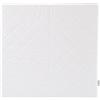 roba Materassino per Bambini e Neonati per Box Quadrato 100 x 100 cm, Fodera Trapuntata, Rimovibile e Lavabile, con Zip, Imbottito, Bianco