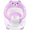 Pilipane Sedia da bagno infantile baby sit up bagni sedile non slip design ergonomico sgabello da doccia in plastica robusta per la sicurezza del bagno neonati 31,5x40,5 cm (Viola)