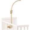 let's make Supporto Giostrina Culla in Legno, Braccio Curvo per Sbarre | Sostegno giostrina culla in legno per sbarre verticali, con finitura atossica e design elegante per zanzariera.
