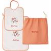 Coccole - Set Materna Personalizzato - Set Asilo Personalizzato con Nome Bavaglino, Sacca e Asciugamano - Set Asilo Personalizzato 3pz Bimbo/Bimba - Pesciolino Arancione
