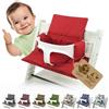 BambiniWelt by Rafael K. Rivestimento di ricambio compatibile con Stokke Tripp Trapp M2 (rosso | Set di cuscini per sedia, morbidi, imbottiti, lavabili e durevoli