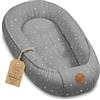 Totsy Baby Riduttore lettino neonato - 90x50 cm baby nest trasportabile per neonati nido culla pod cocoonababy babynest antisoffoco Galaxy