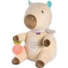 Fehn Cuddly Toy Capibara Clara XL - Grande peluche e aiuto per il sonno | Compagno di gioco e protezione per afferrare, sentire e coccolare, peluche per neonati e bambini dai 0 mesi in su
