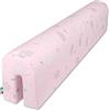 Babysanity Paracolpi Lettino Neonato Cuscino Riduttore Lettino Protezione Letto (90 Cm, Orsetto Rosa)