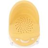 CHICIRIS Sedia da Doccia Pieghevole per Neonati, Seggiolino da Bagno per Bambini a Prova di Pelle in PP con Manico Staccabile Morbido Pieghevole per Attrezzature da Bagno per Bagni (Giallo)
