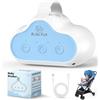 Robofun Passeggino Rocker - Originale Aiuto a Dormire per Bambini, Dondolo Automatico Per Passeggino, Timer 30-60-90 Min, Ricaricabile tramite USB-C, Dondolo Automatico Per Passeggino