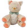 Nattou Peluche in Cotone e Velour, Gatto Lana, Compagno dalla Nascita, Ca. 32 cm, Mila, Zoe e Lana, Beige