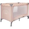 Momi BELOVE lettino da viaggio per bambini fino a 15 kg, 125x65x78 cm, pieghevole 21x23x80 cm, con materassino, 2 ruote e borsa per il trasporto