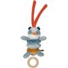 Nattou Vibrating Cuddly Badger Felix, 15 cm, Dusty blue