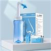 YuBu-Tech Neti Pot, kit di risciacquo nasale con 30 pacchetti di sale nasale, detergente per il lavaggio del naso, lavaggio a pressione, irrigazione nasale, per adulti e bambini, 300 ml