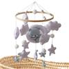 Generico Carillon per Culla - Mobile da Soffitto con Orso Dormiente,Giocattolo Decorativo Per Camera Ragazze Amano Giocare