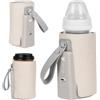 LIONELO Thermup Go Plus Scaldabiberon Portatile con Batteria Integrata | Mantiene Caldi i Liquidi, 5 Temperature da 38 a 50°C, Ricarica USB, Autonomia fino a 8 Ore, Silenzioso e Display LCD